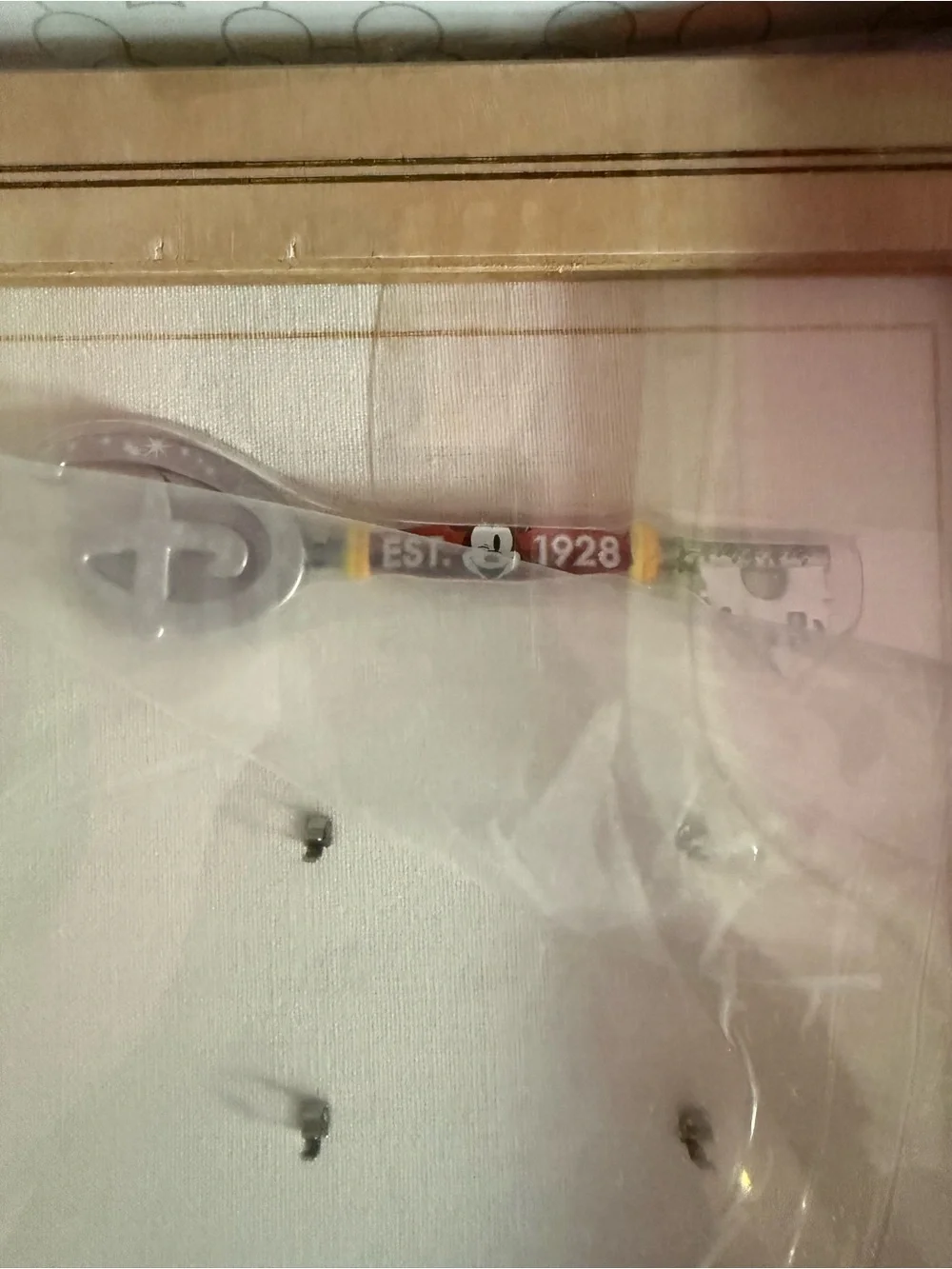 Disney store Key Display Case with Starter Key